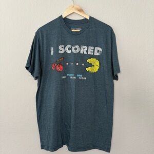 Pac-Man I Scored Graphic Tee - Blue